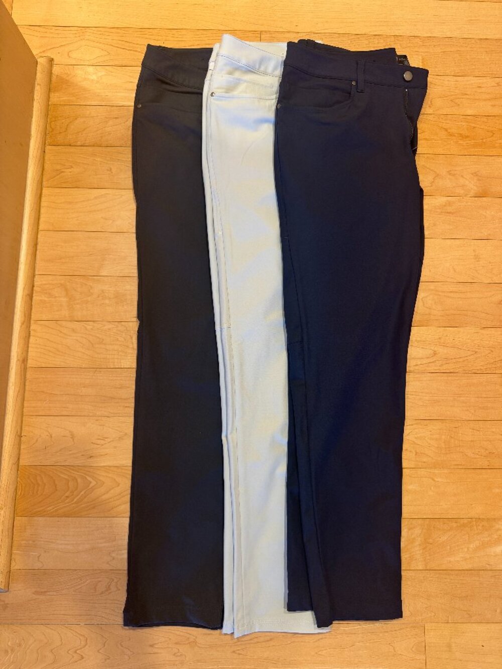 Lululemon ABC Classic Fit 5 Pocket Warpstreme Pants Lot of 3 Mens 34x32